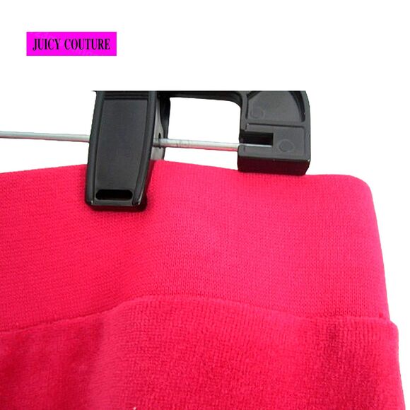 JUICY COUTURE NEW Y2K MAR VISTA SANGRIA Velour Drawstring Flare Jogger L - Picture 4 of 11